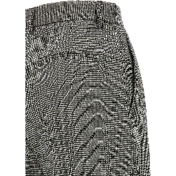 Bicolor Elastane Casual Pants
