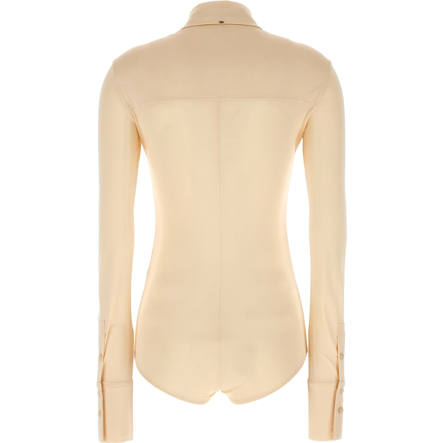 Beige Viscose Bodysuit
