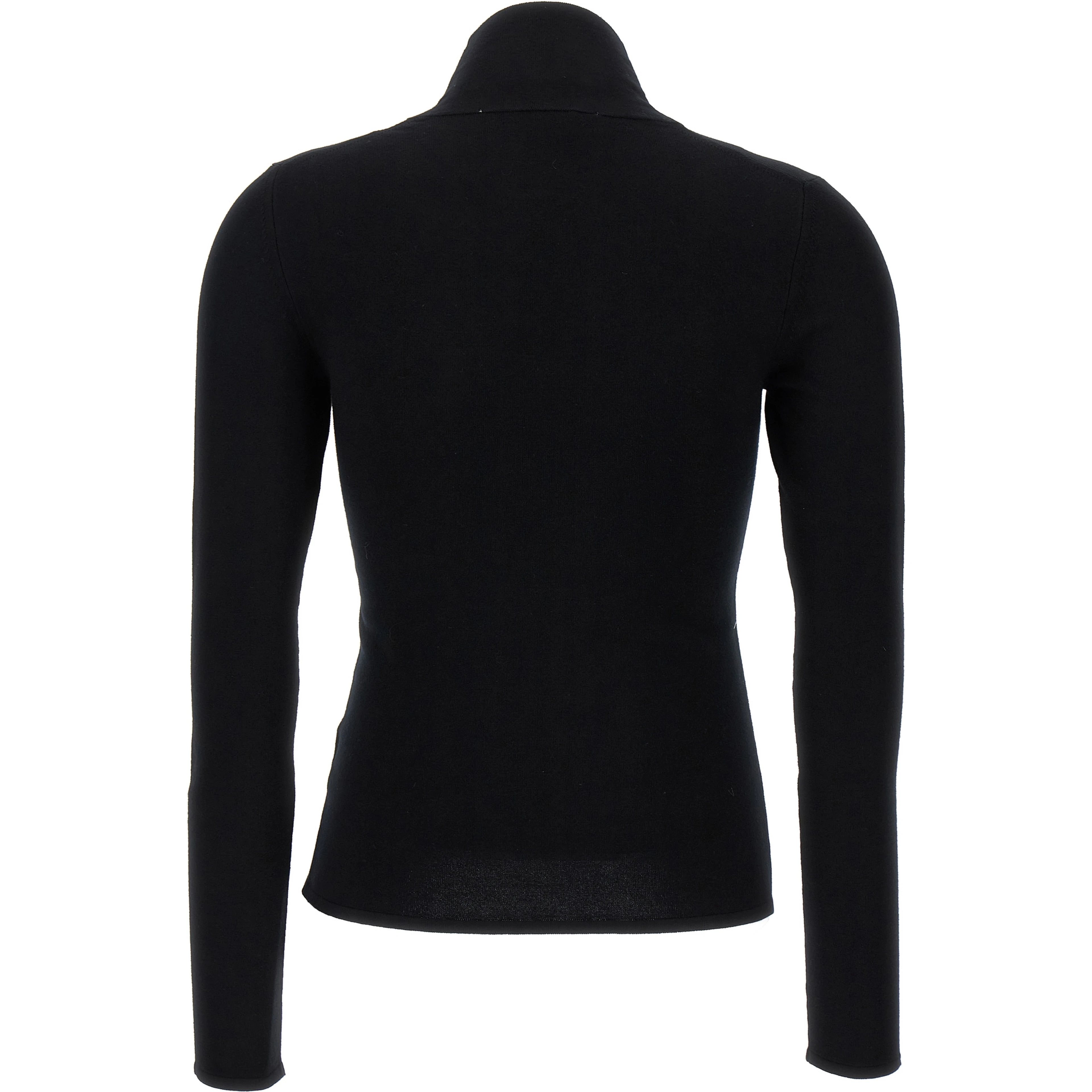 Black Viscose Cardigan