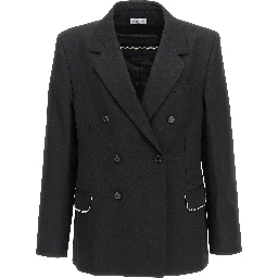 Black Virgin Wool Blazer