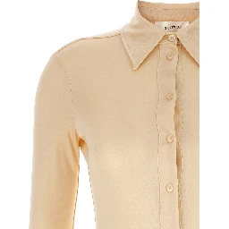 Beige Viscose Bodysuit