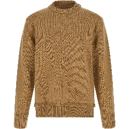 Beige Wool Cardigan