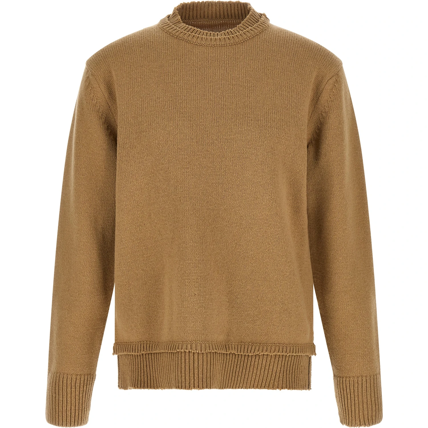 Beige Wool Cardigan