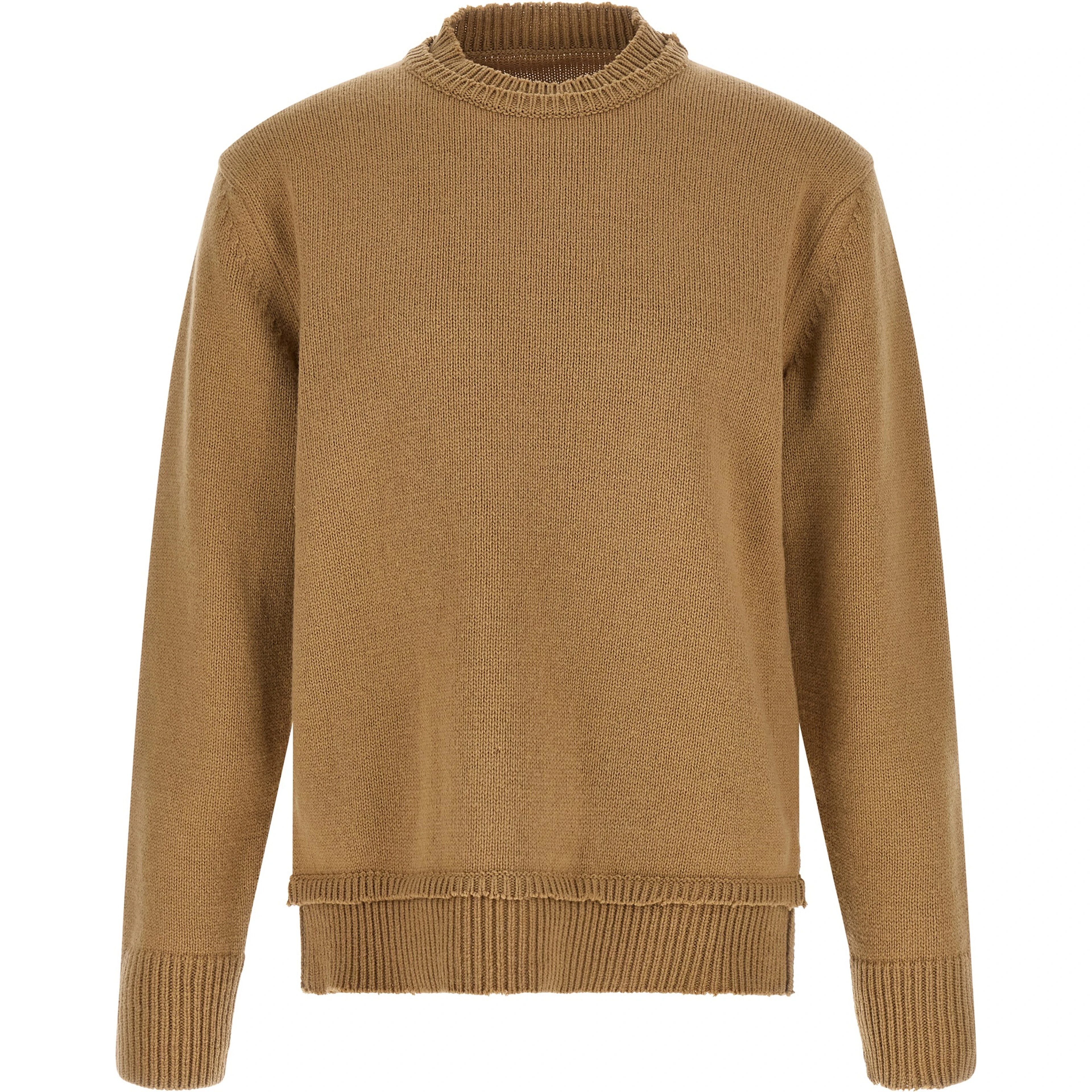 Beige Wool Cardigan