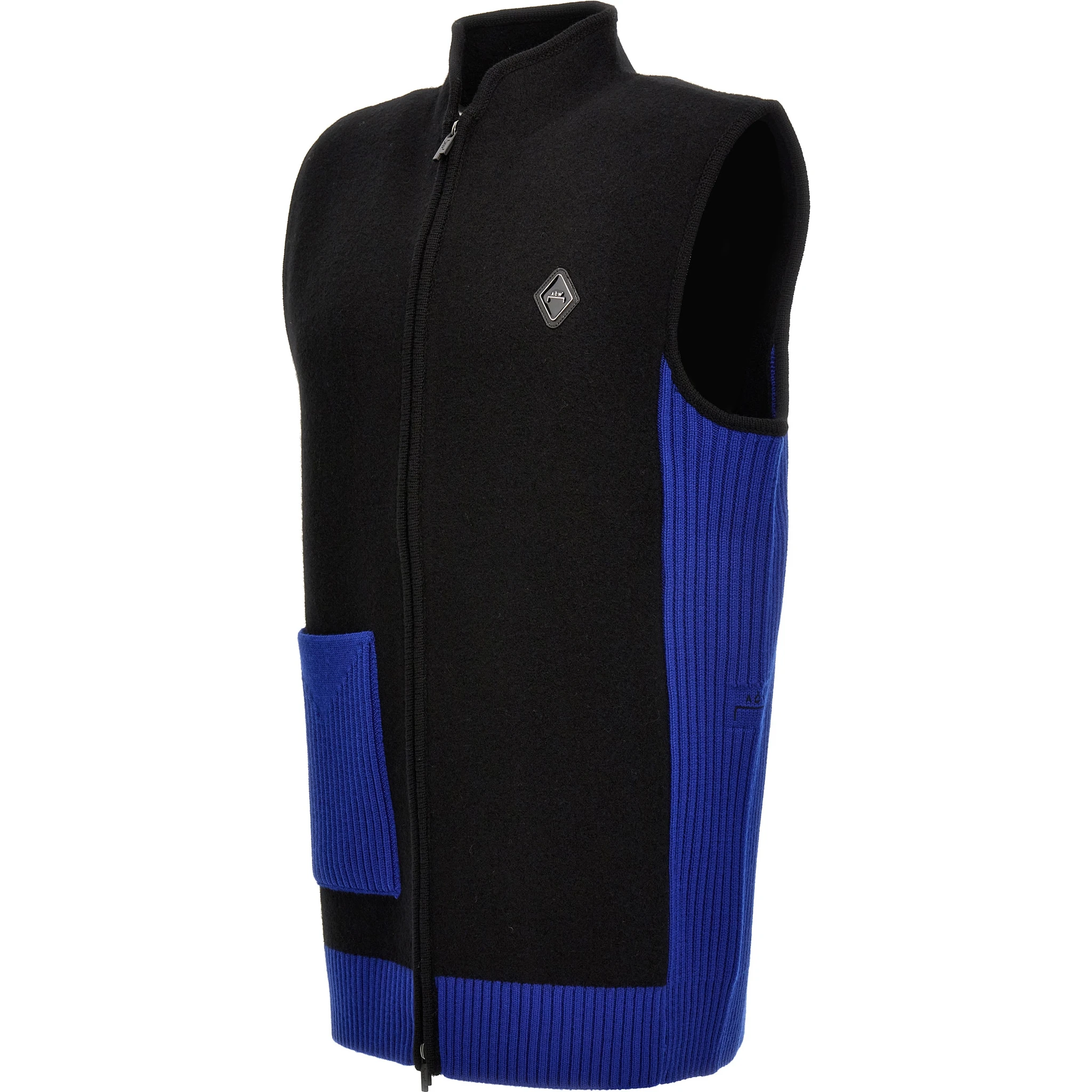 Multicolor Merino Wool Sleeveless Jacket