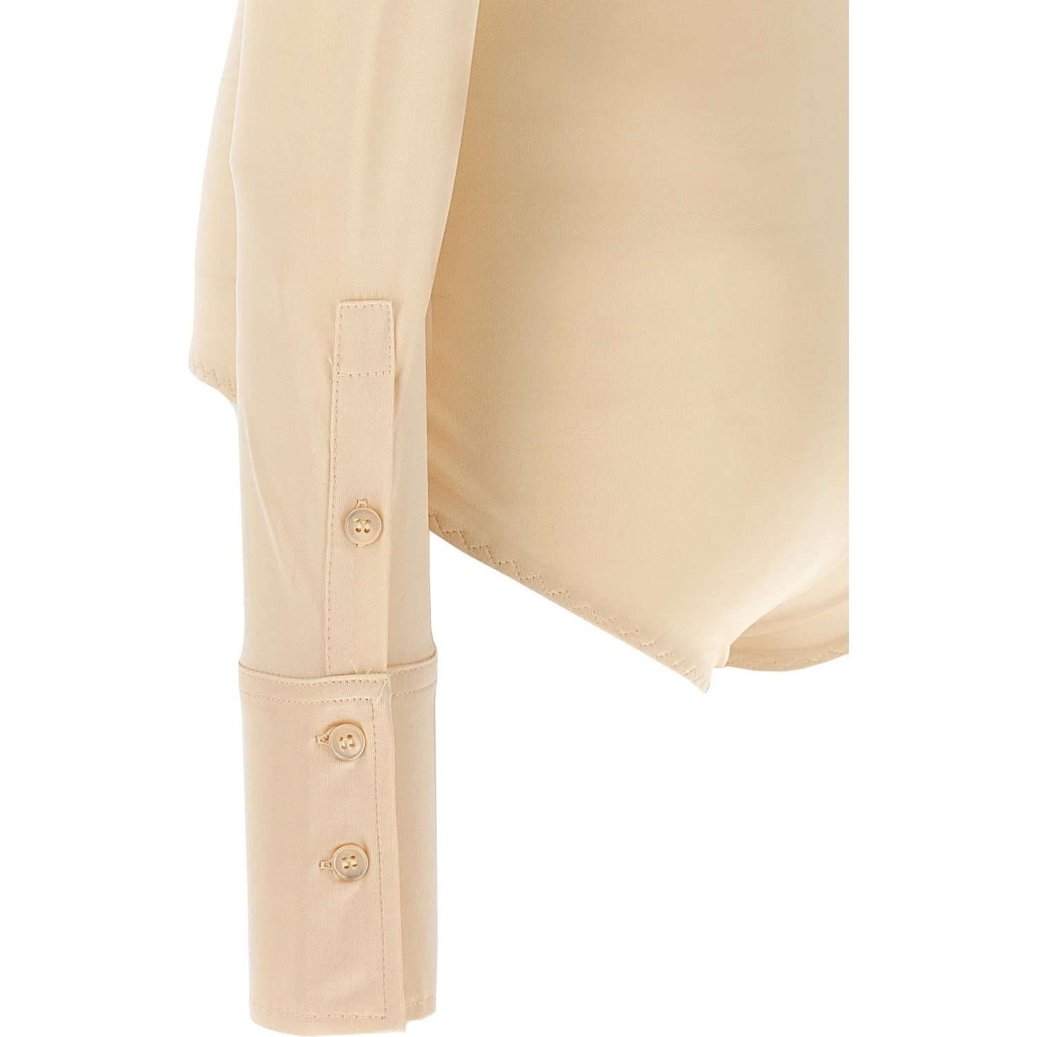 Beige Viscose Bodysuit