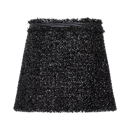 Black Virgin Wool Long Skirt