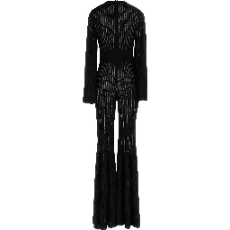 Black Viscose Jumpsuit