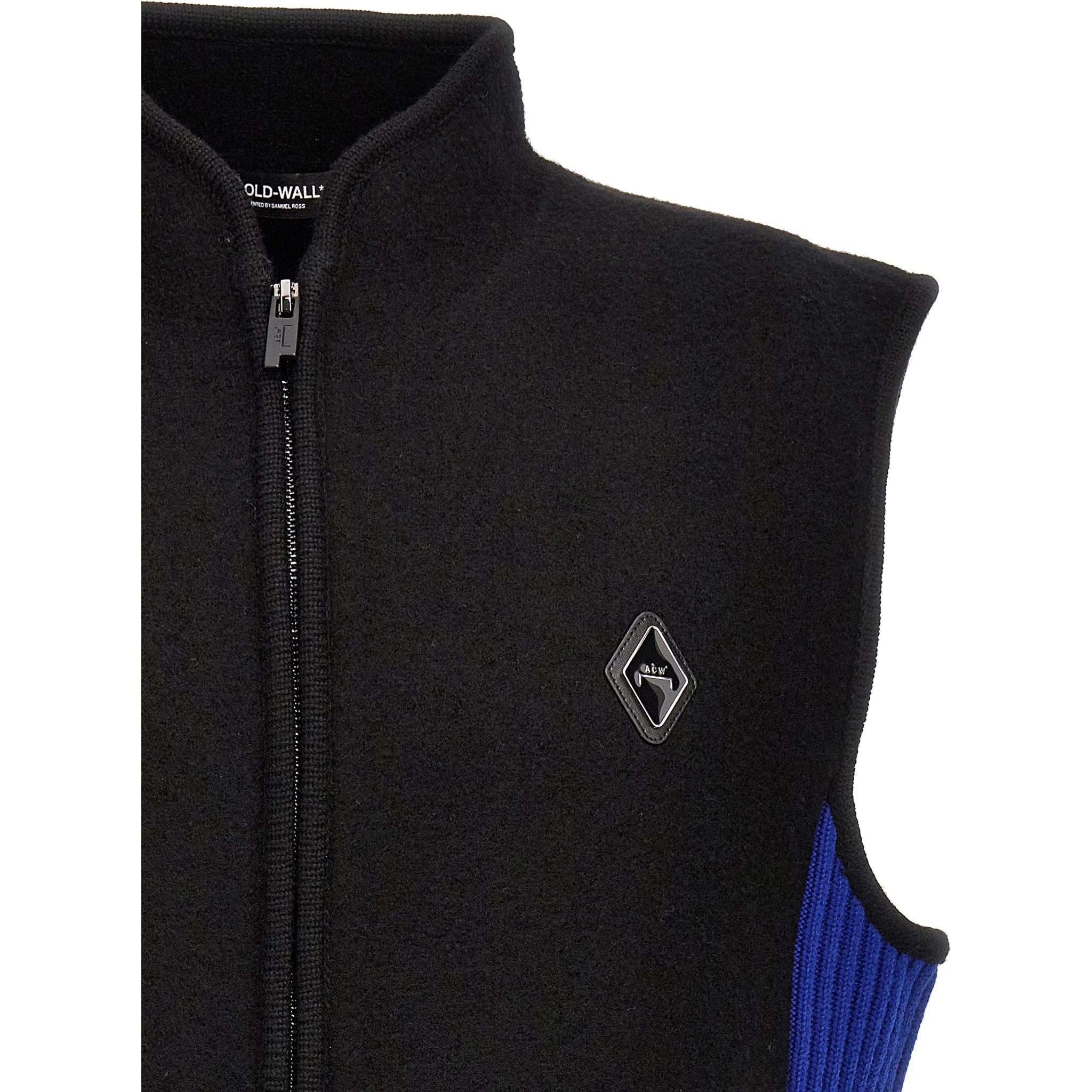 Multicolor Merino Wool Sleeveless Jacket