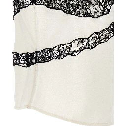 Bicolor Polyester Blouse