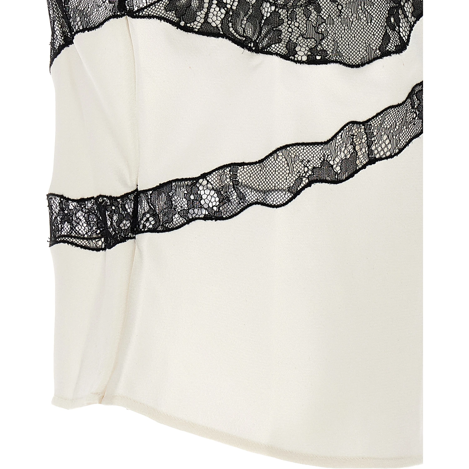 Bicolor Polyester Blouse