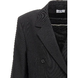 Black Virgin Wool Blazer