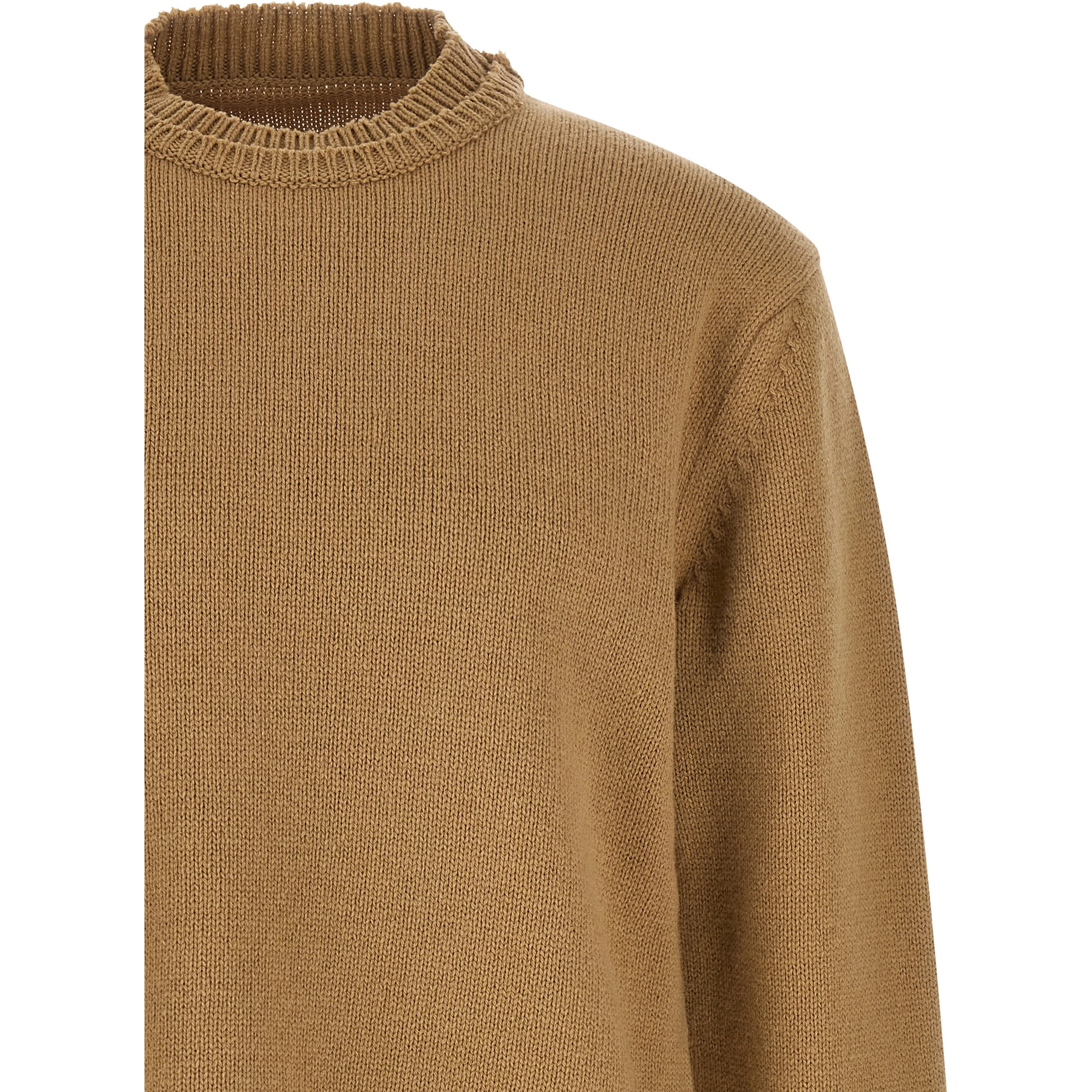 Beige Wool Cardigan