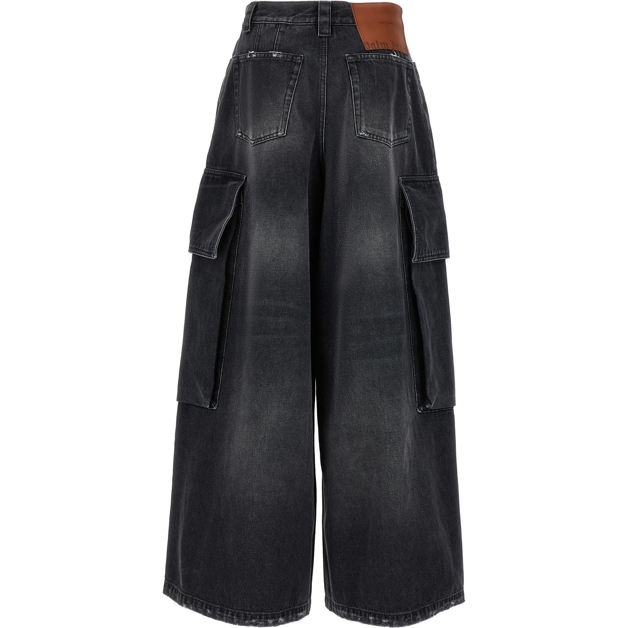 Gray Cotton Cargo Shorts