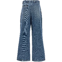 Blue Cotton Jeans Denim