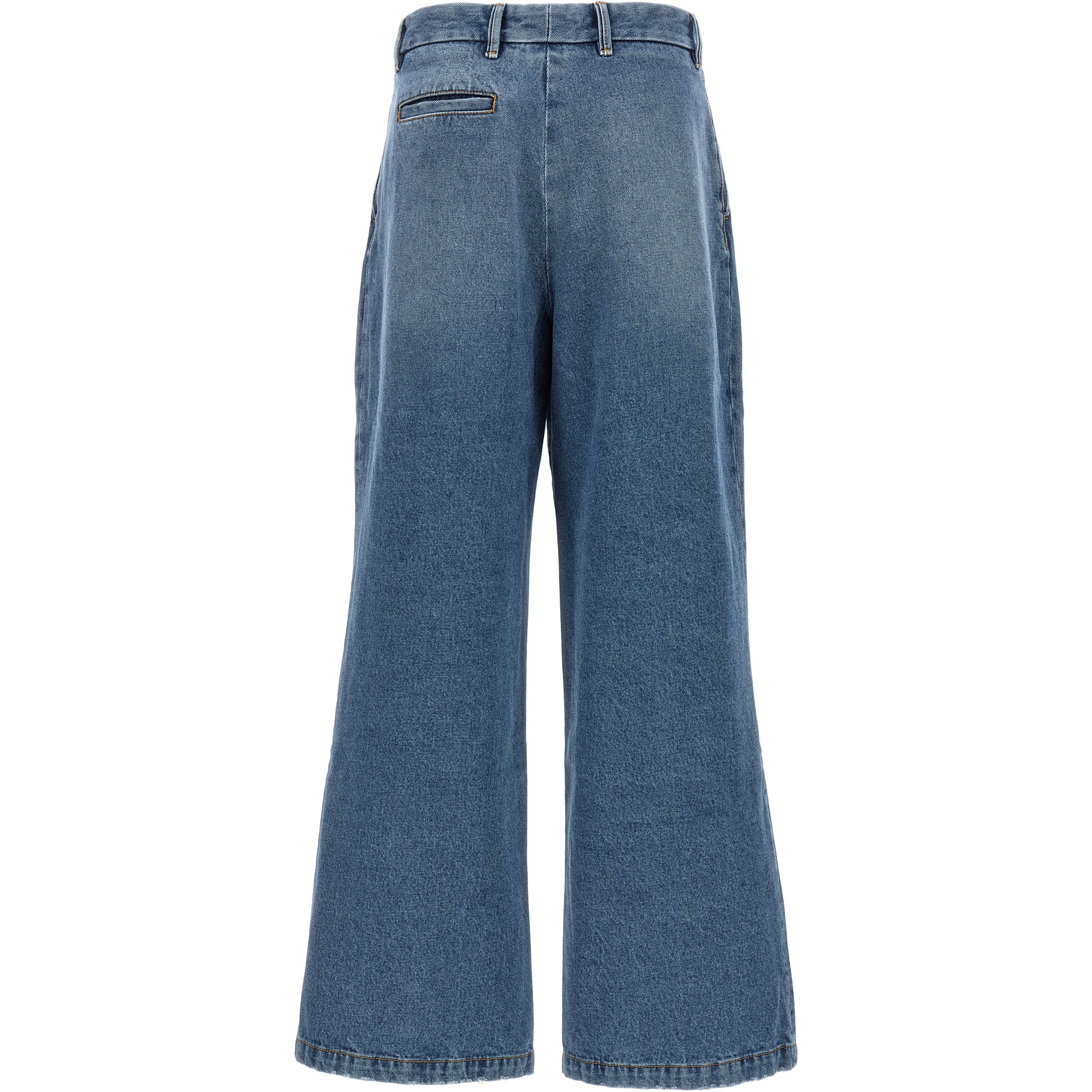 Blue Cotton Jeans Denim