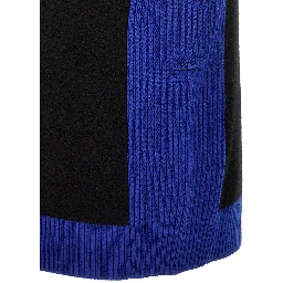 Multicolor Merino Wool Sleeveless Jacket