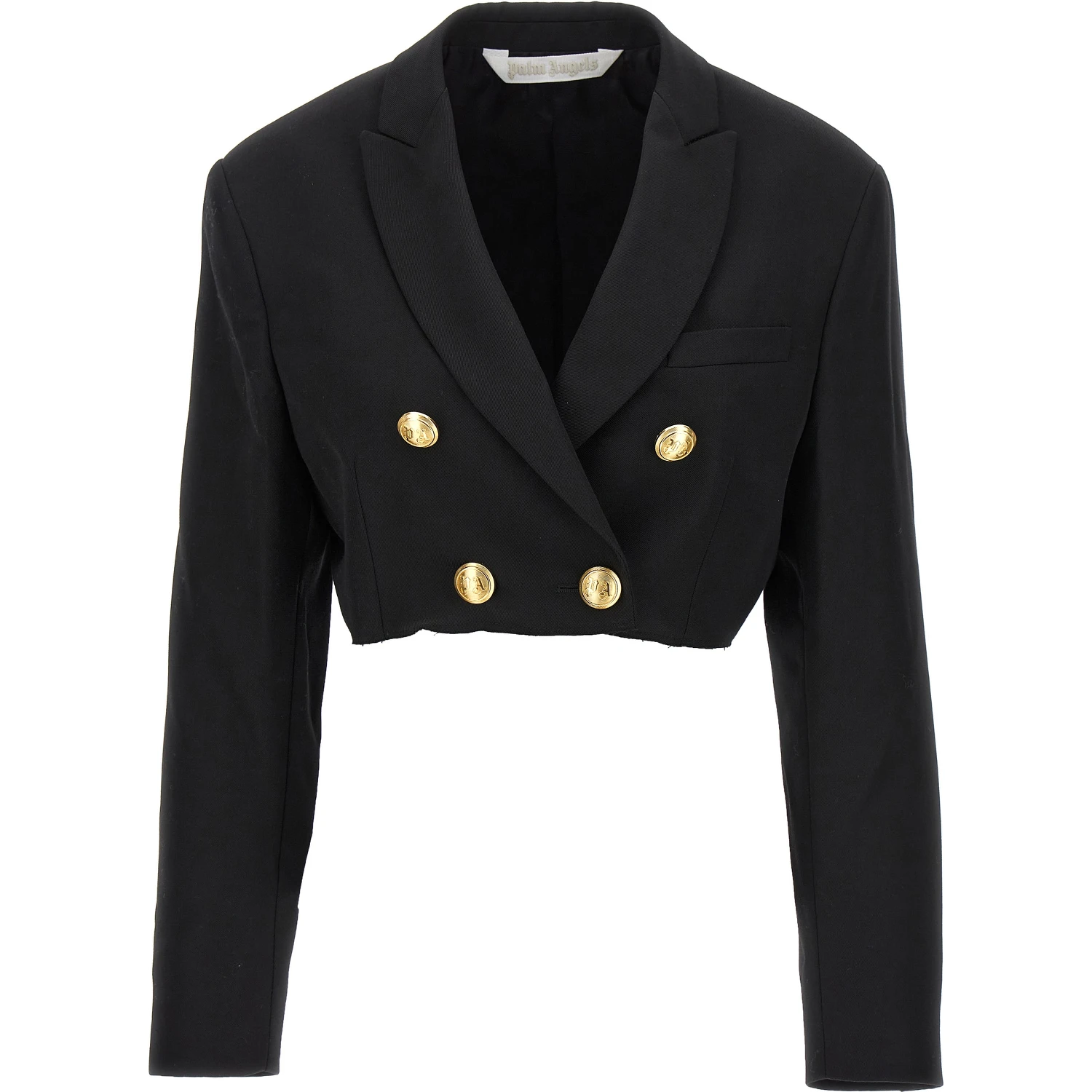 Black Polyester Blazer
