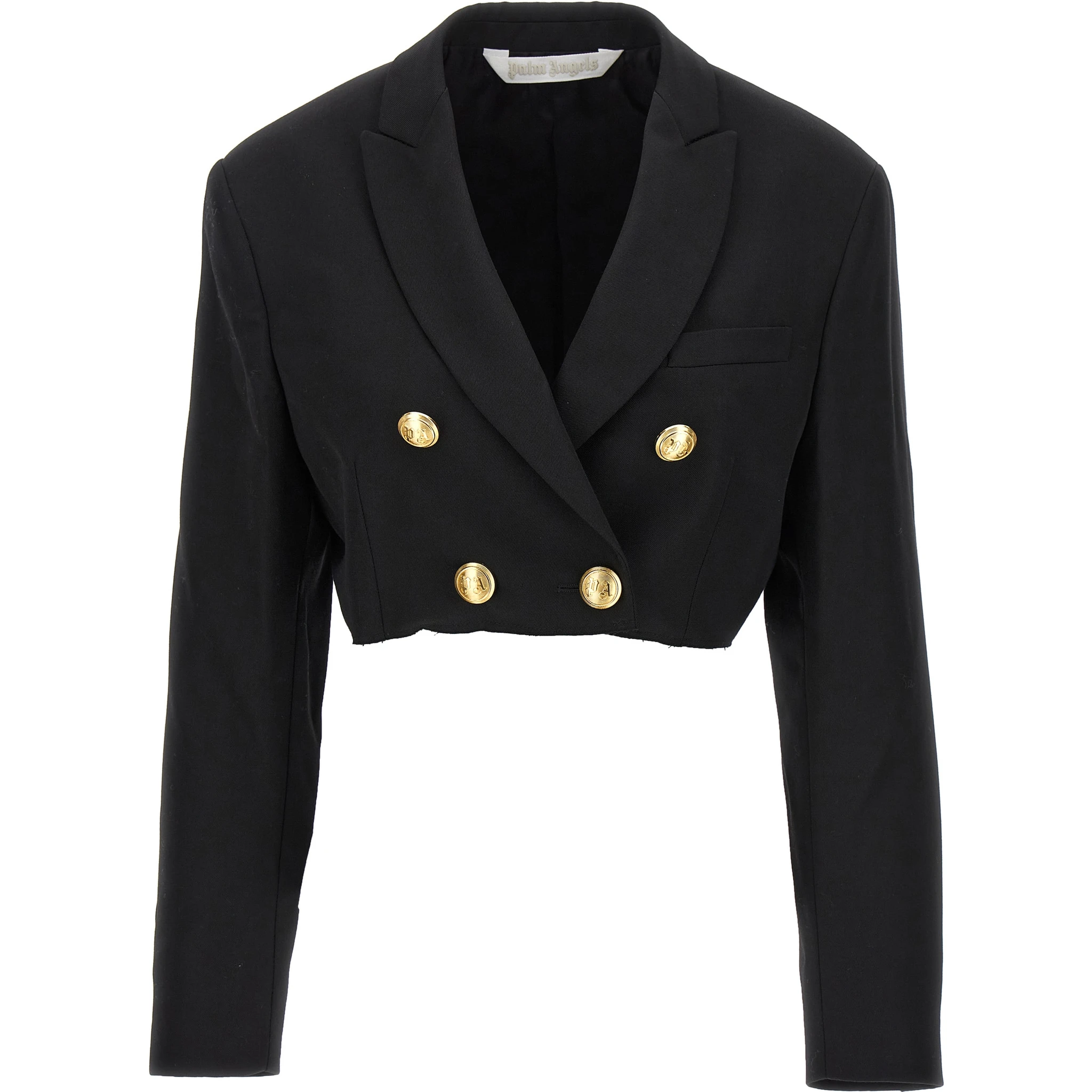 Black Polyester Blazer