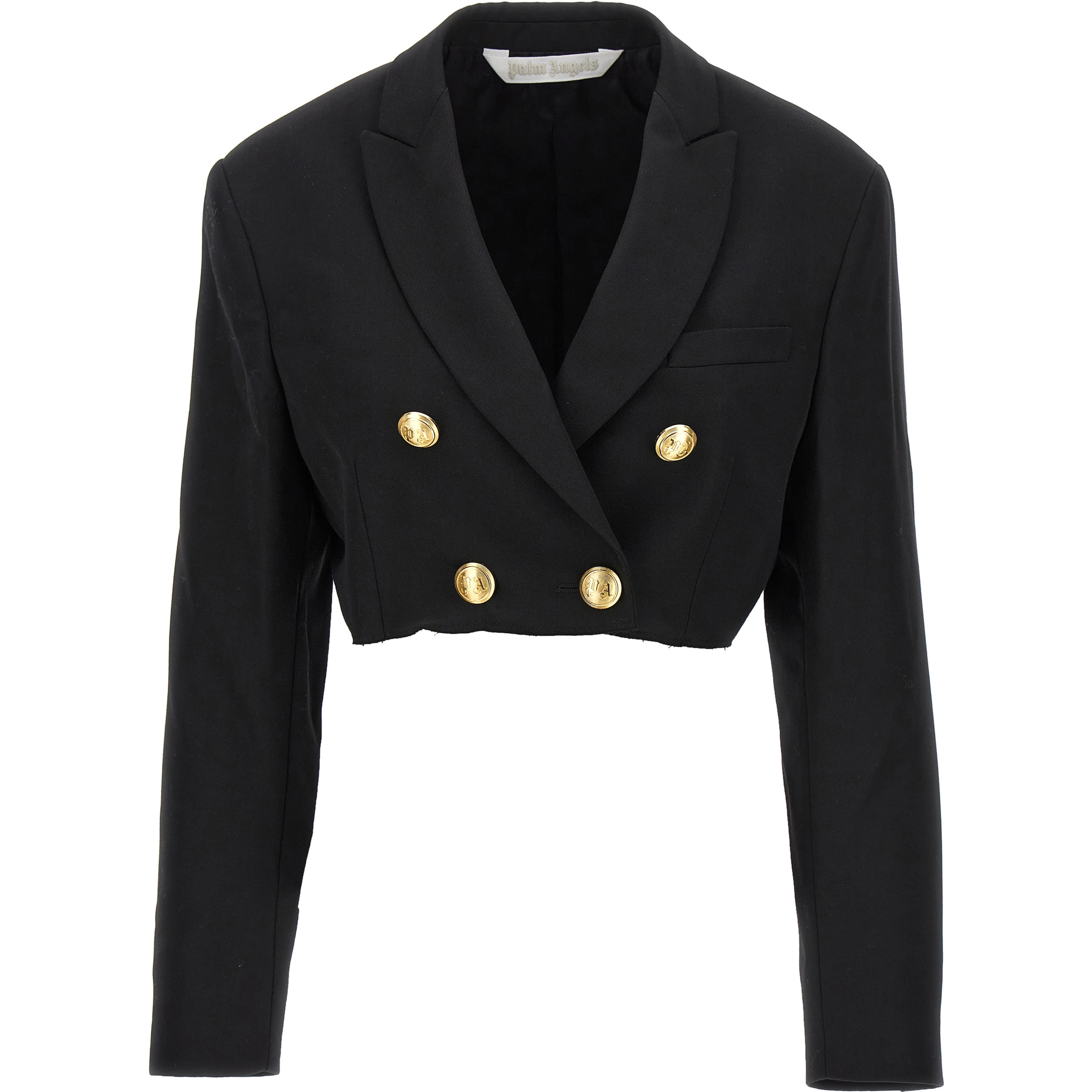 Black Polyester Blazer