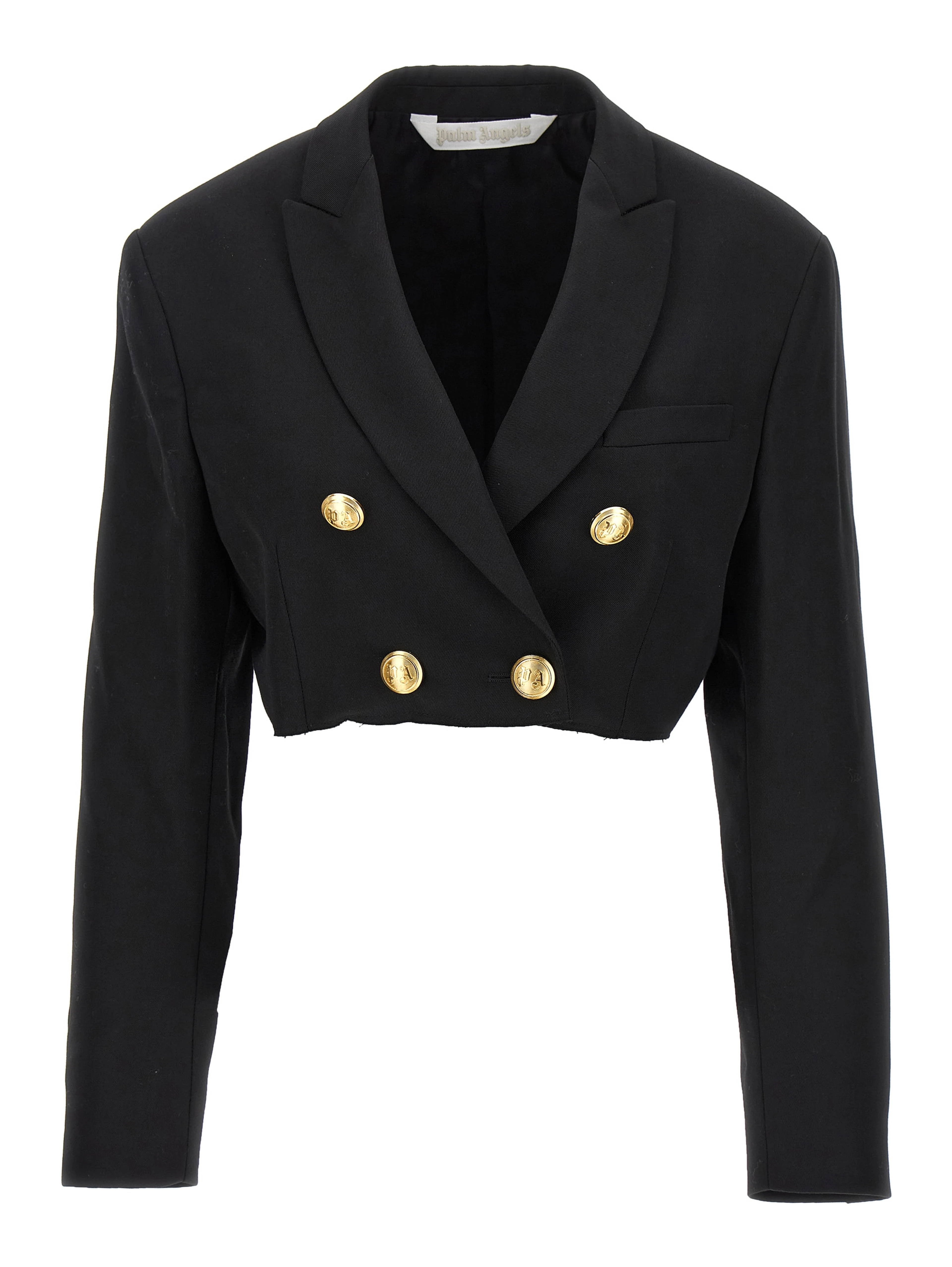 Black Polyester Blazer