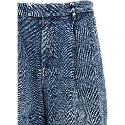 Blue Cotton Jeans Denim