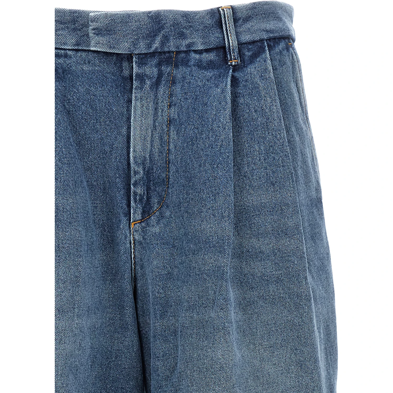 Blue Cotton Jeans Denim