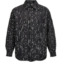 Gray Polyamide Shell Jacket