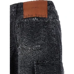 Gray Cotton Cargo Shorts