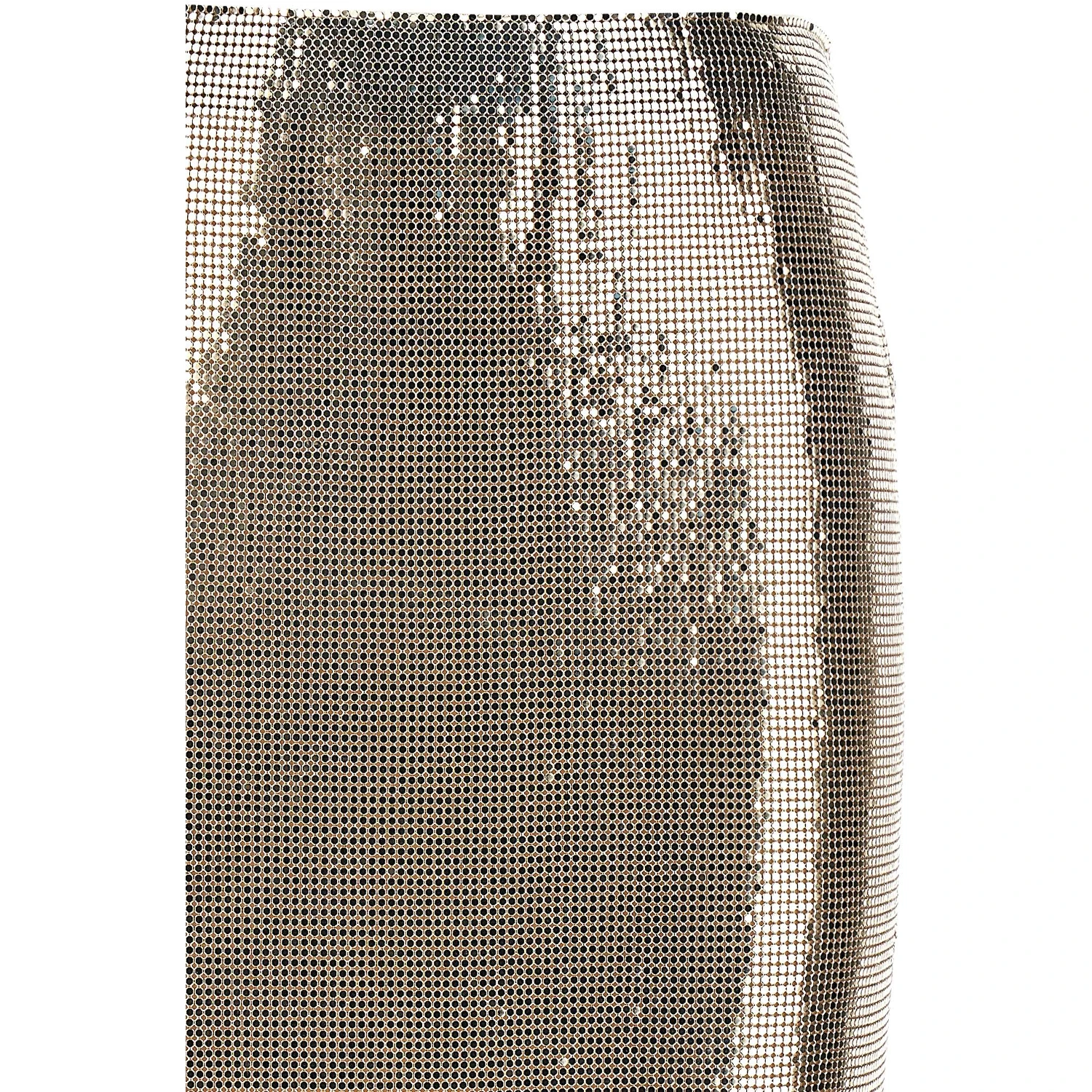 Multicolor Polyester Midi Skirt