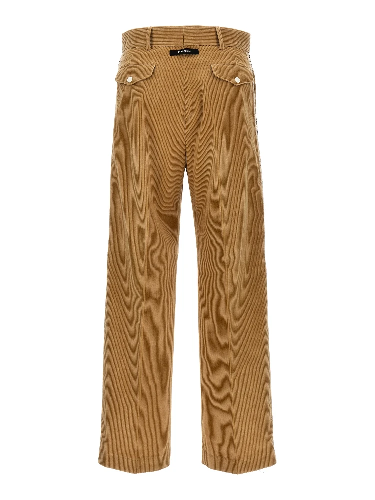Beige Cotton Casual Pants alternative