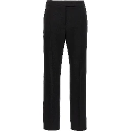 Black Virgin Wool Dress Pants