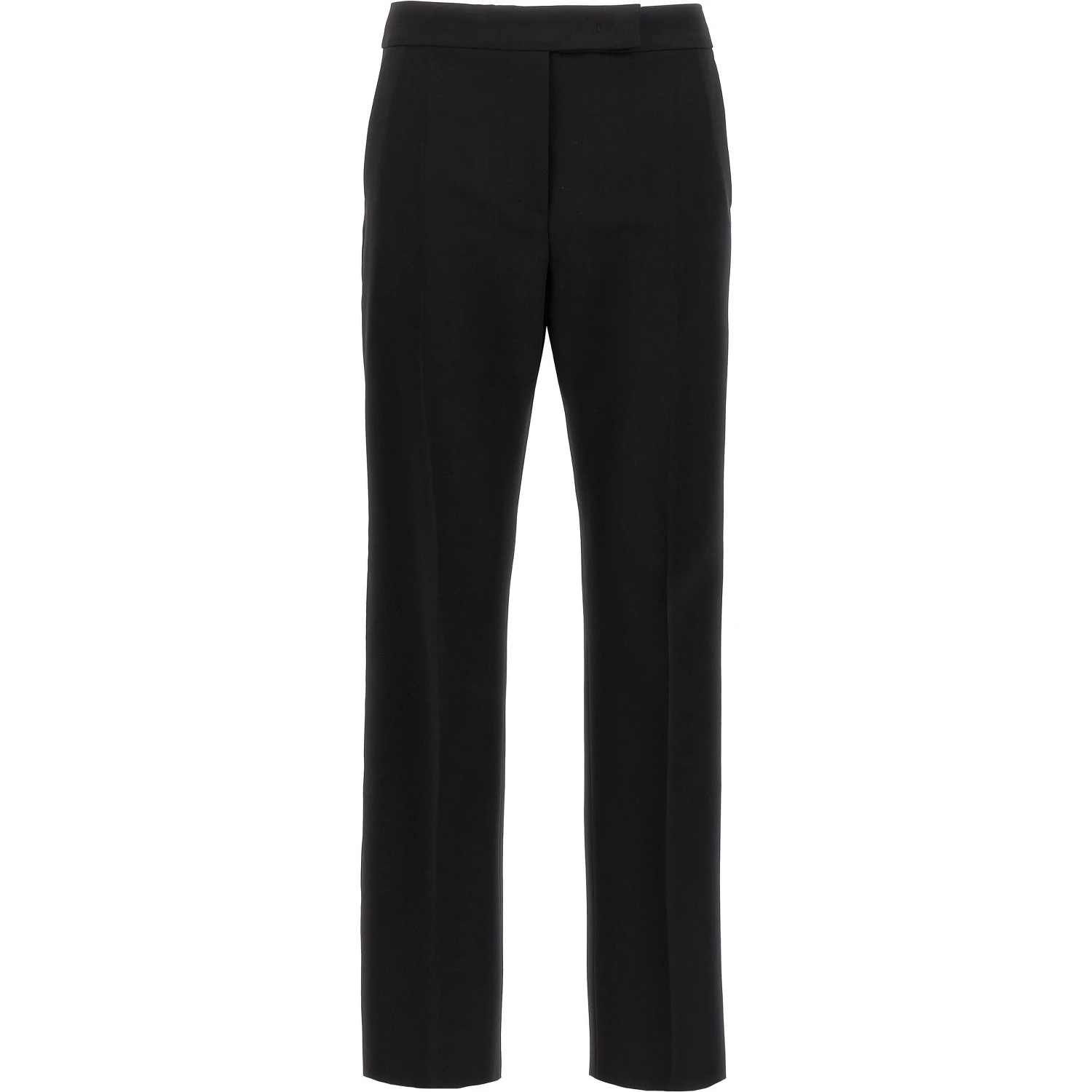 Black Virgin Wool Dress Pants