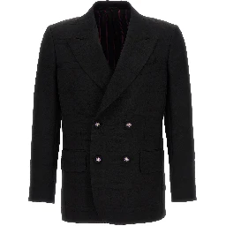 Black Virgin Wool Blazer
