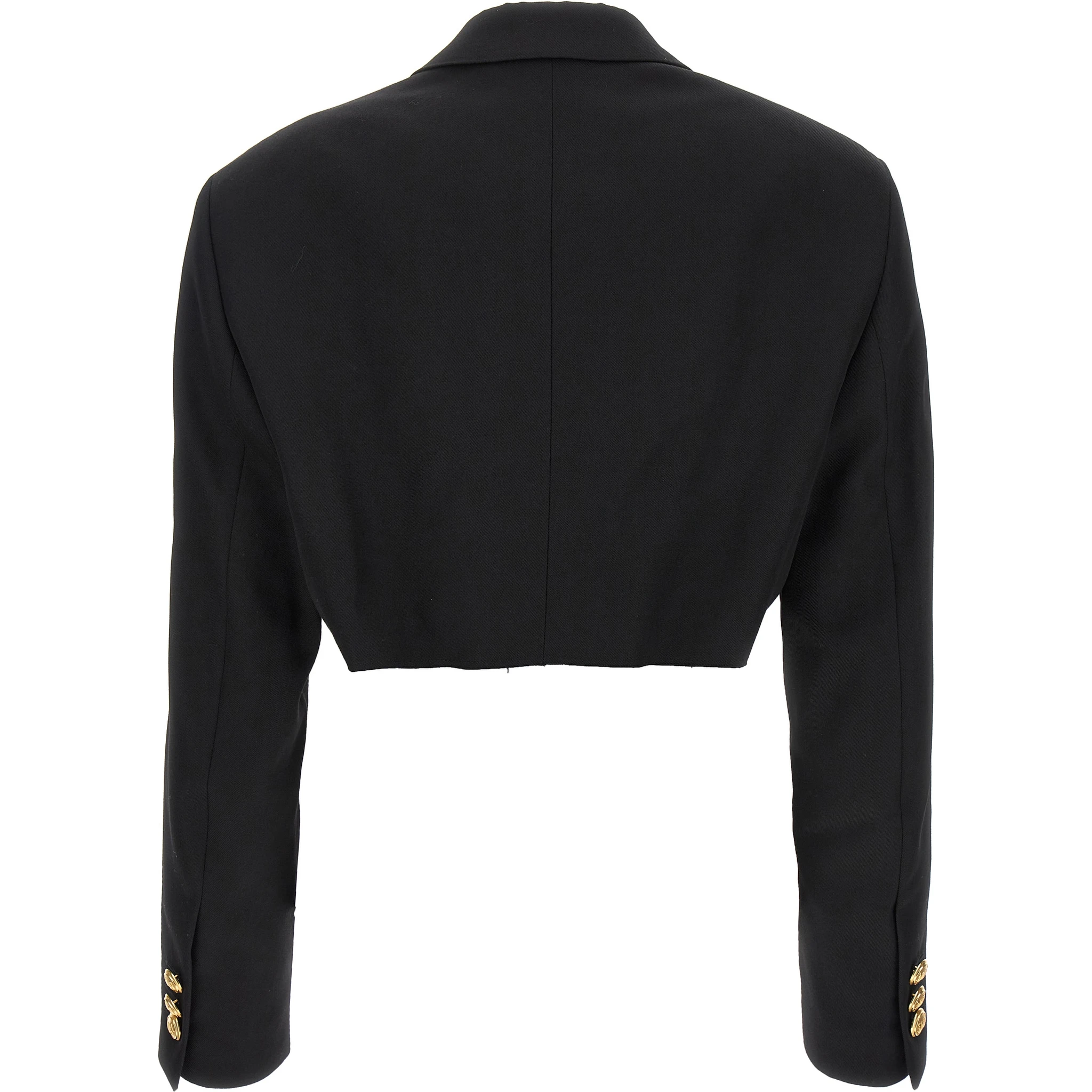 Black Polyester Blazer