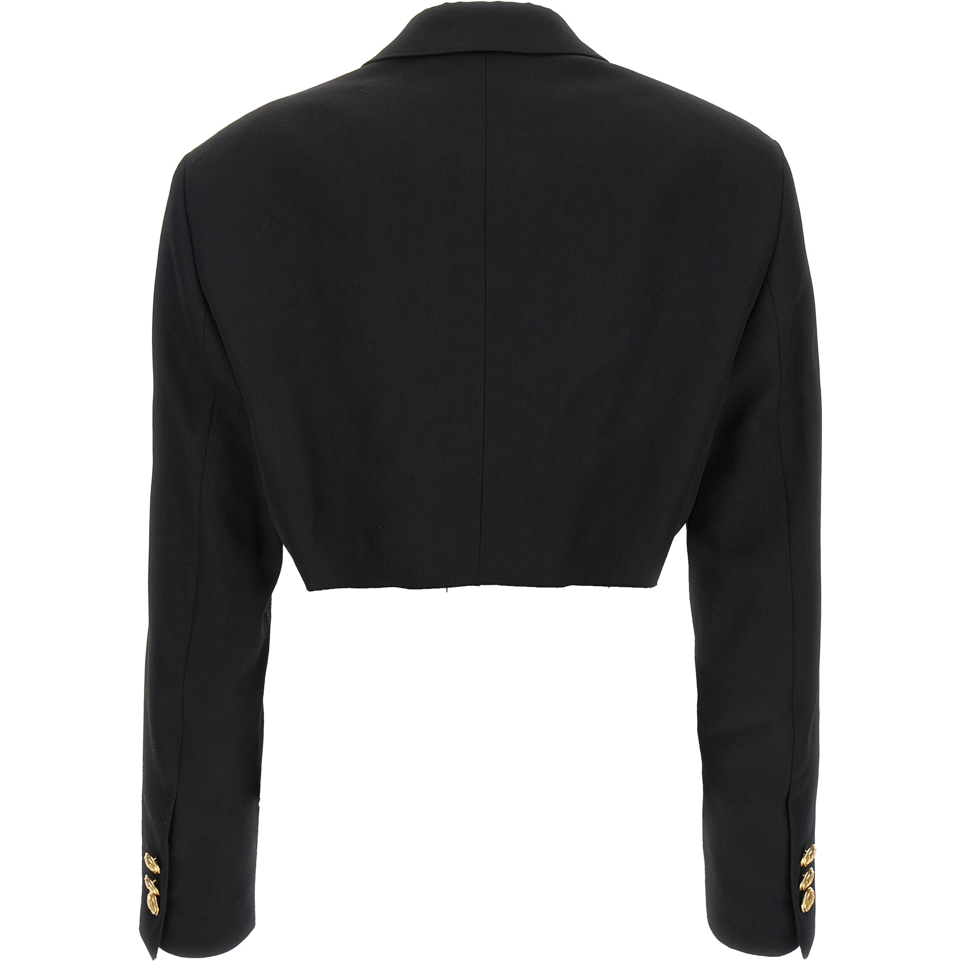 Black Polyester Blazer