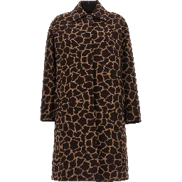 Brown Virgin Wool Coat