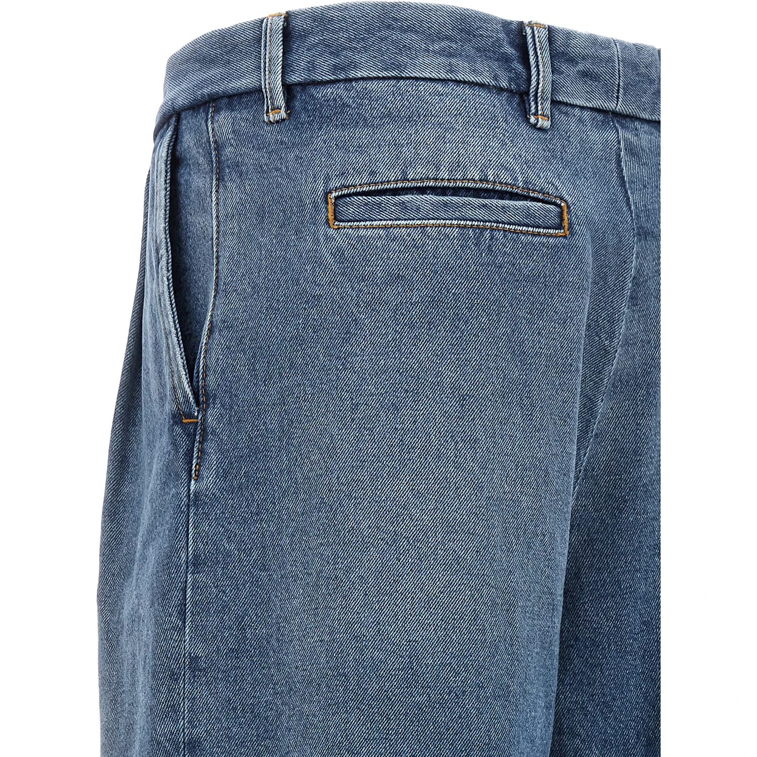 Blue Cotton Jeans Denim