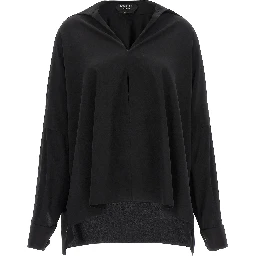 Black Silk Blouse