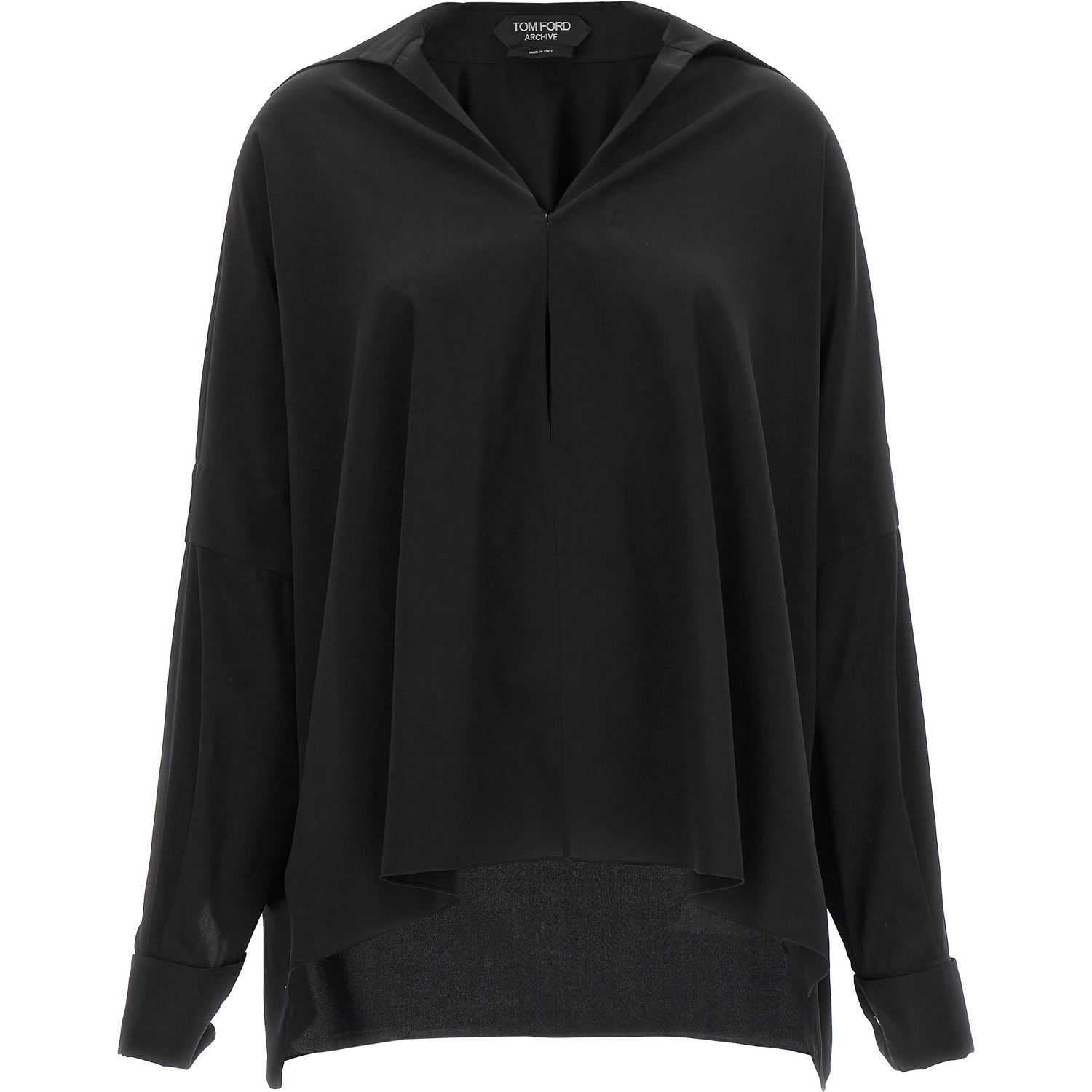Black Silk Blouse