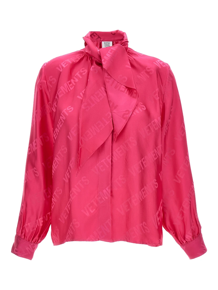 Fuchsia Viscose Blouse