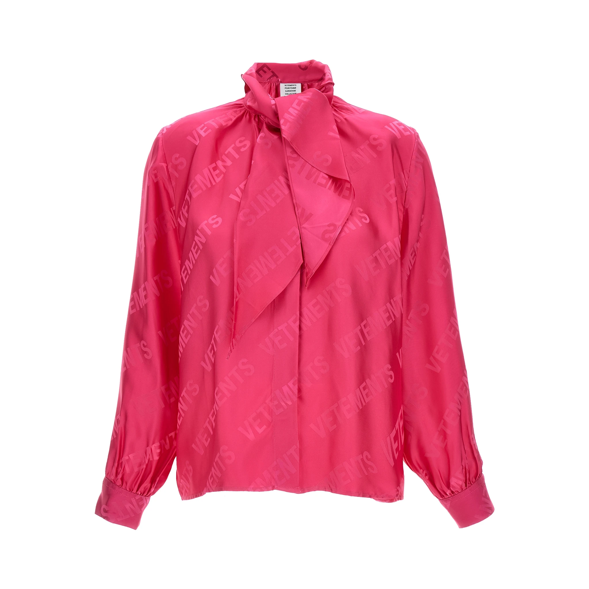 Fuchsia Viscose Blouse