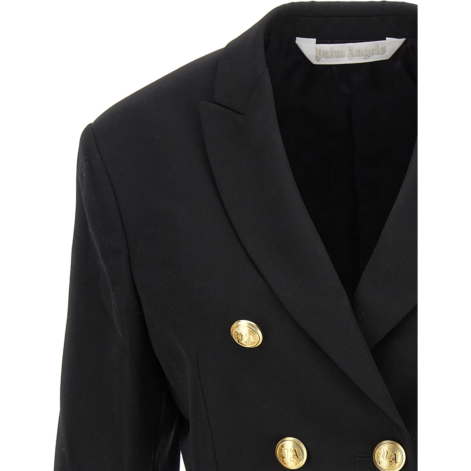 Black Polyester Blazer