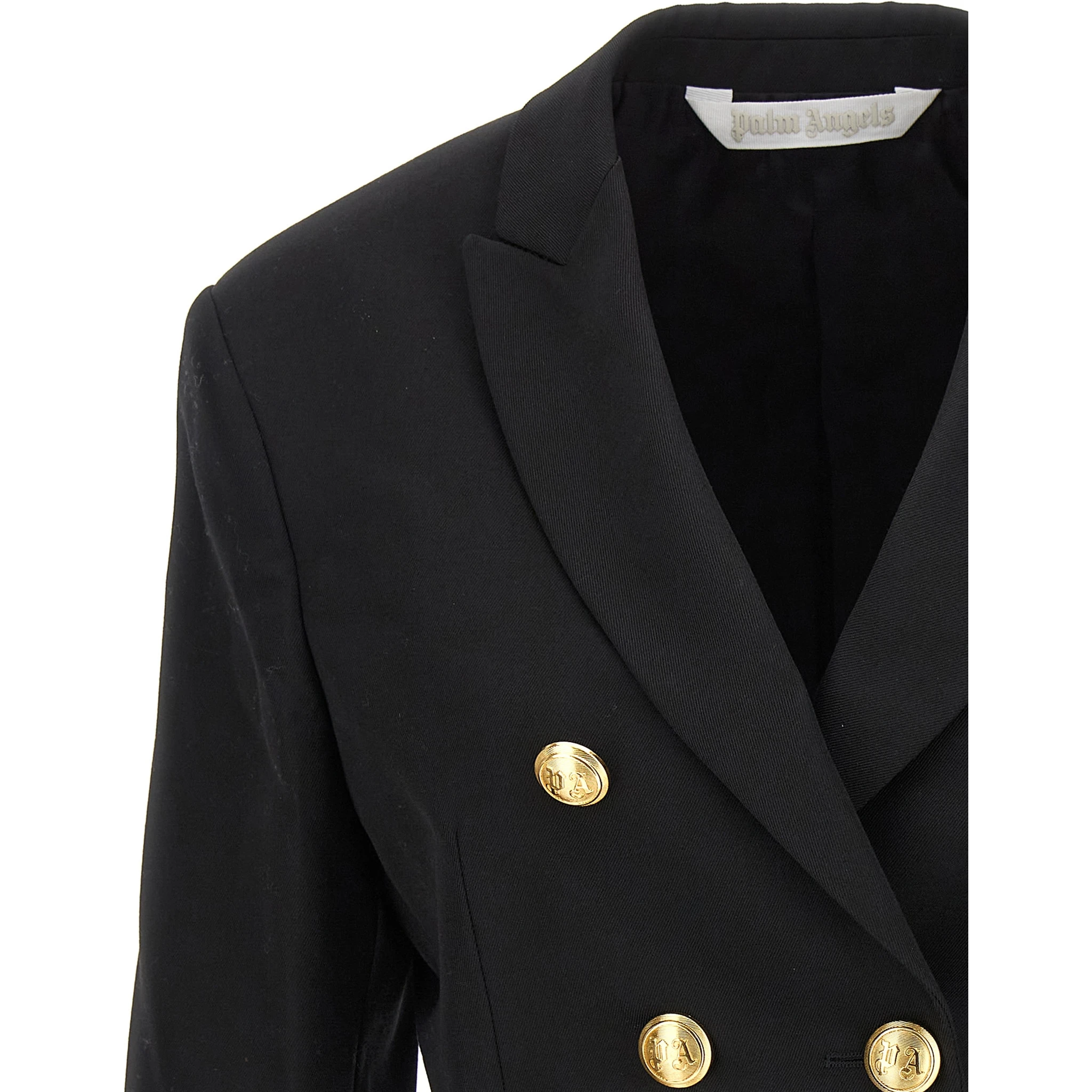 Black Polyester Blazer