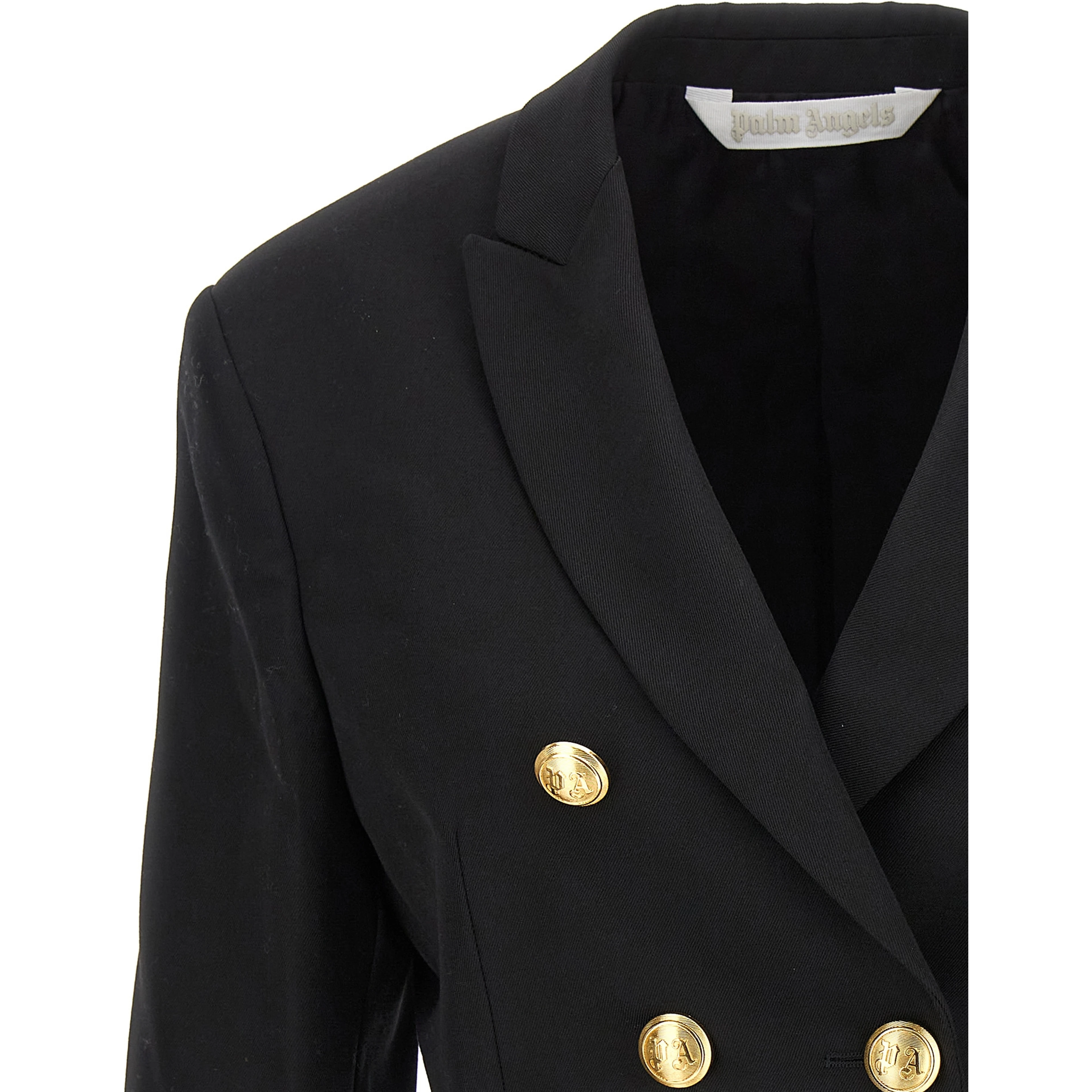 Black Polyester Blazer