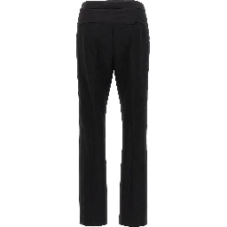 Black Virgin Wool Dress Pants