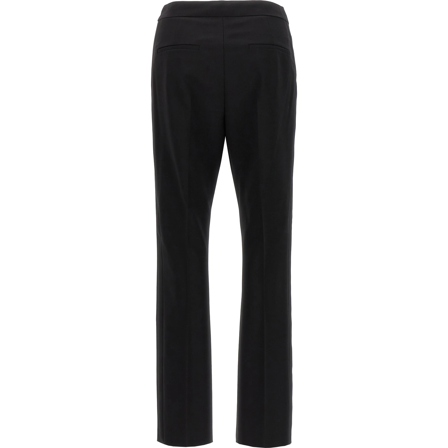 Black Virgin Wool Dress Pants