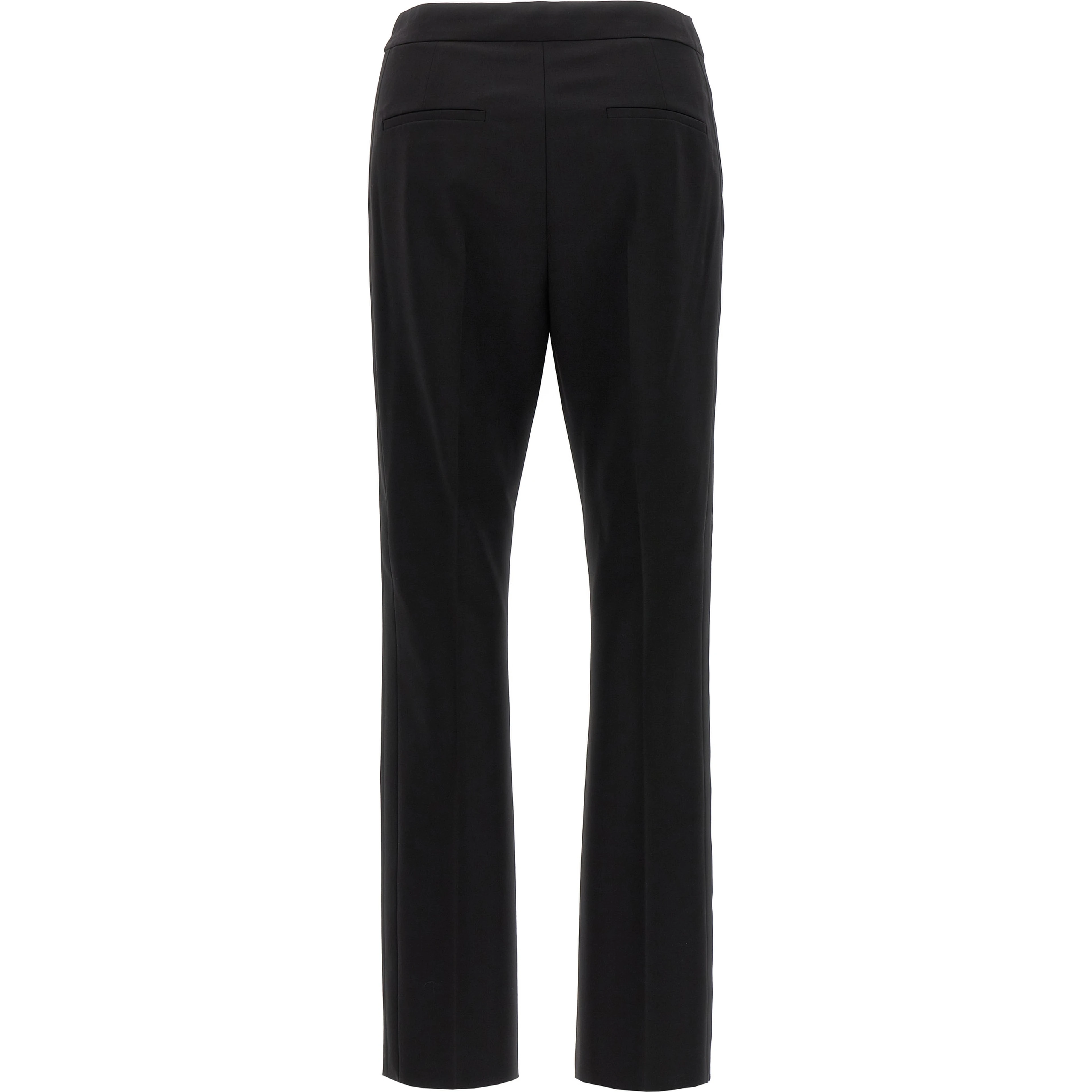 Black Virgin Wool Dress Pants