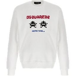 White Cotton Sweatshirt