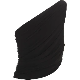 Black Polyamide Tank Tops